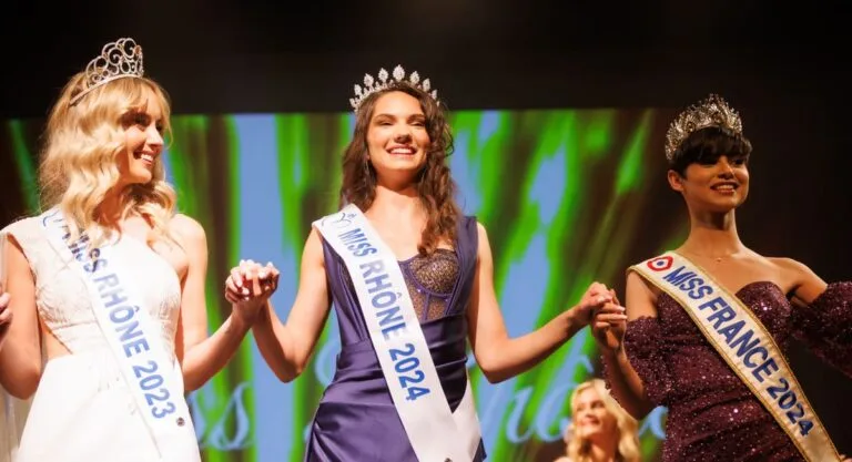 Election de Ombeline Chevalier, Miss rhône 2024 avec Miss France et Et Miss Rhône 2023